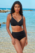 MiracleSuit Solid Plunge Underwire Bikini Top